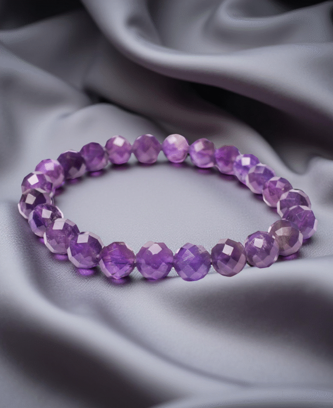 Amethyst faceted