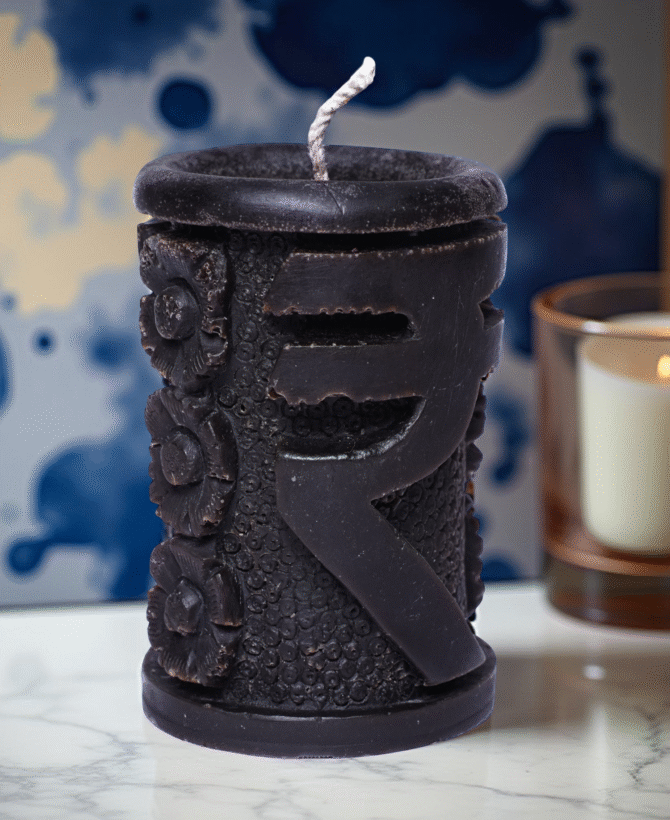 Black Money Candle