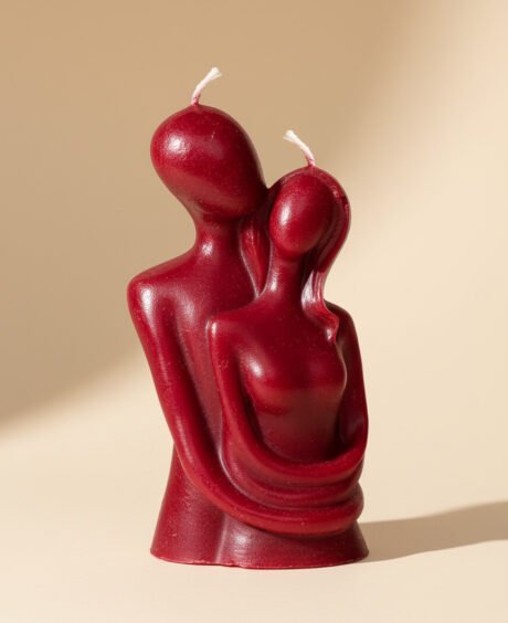 Red Couple Candle
