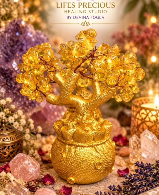 CITRINE TREE WITH INGLOT