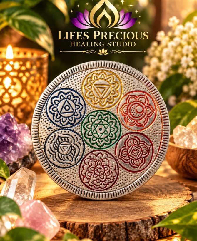 Crafted with sacred symbolism Round