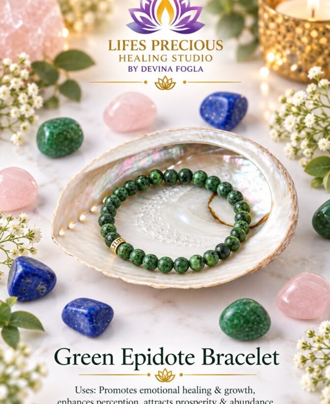 Green Epidote Bracelet