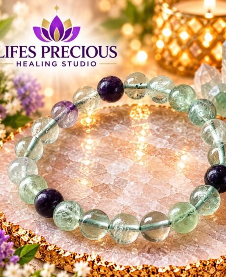 Fluorite Bracelet 💜💚