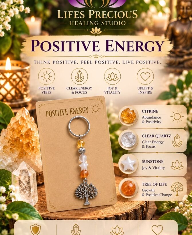 Positiv Energy Keychain