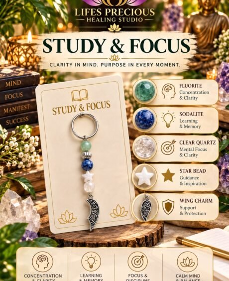 Study & Focus Keychain