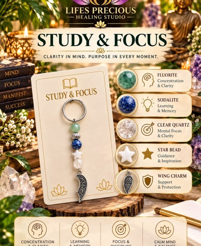 Study & Focus Keychain