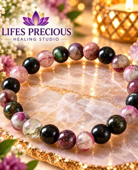 Watermelon Tourmaline Bracelet